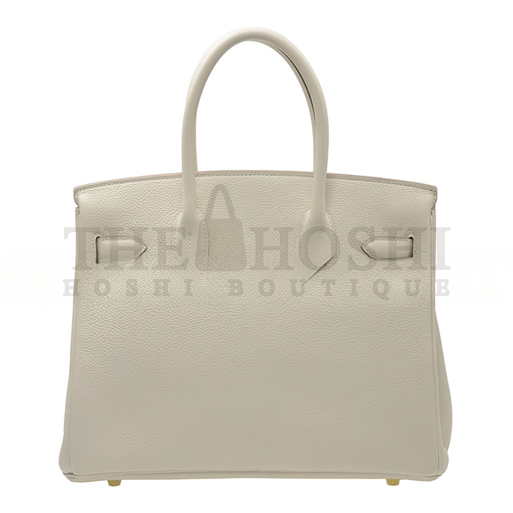 H**me5 BIRKIN 40 TOGO LEATHER MILKSHAKE WHITE GOLD BUCKLE H028352CK7V (40*30*21cm) Master Quality
